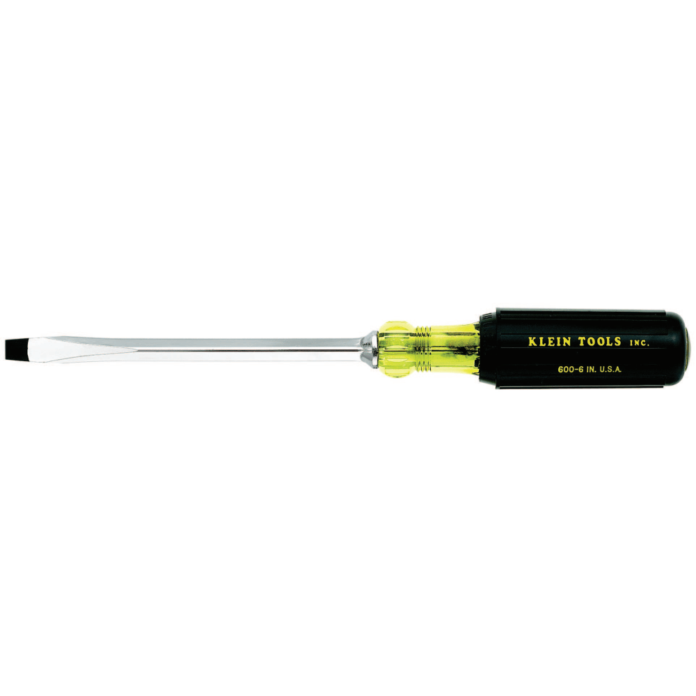 Keystone-Tip Cushion-Grip Screwdrivers, 5/16 in, 10 15/16 in Overall L