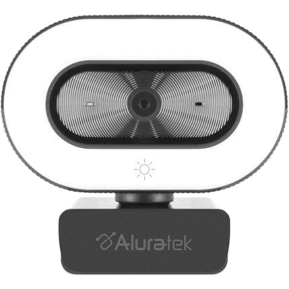 Aluratek AWCL05F Video Conferencing Camera - 2 Megapixel - 30 fps - Black - USB 2.0 - 1920 x 1080 Video - CMOS Sensor - Auto-focus - Microphone - Computer, Notebook