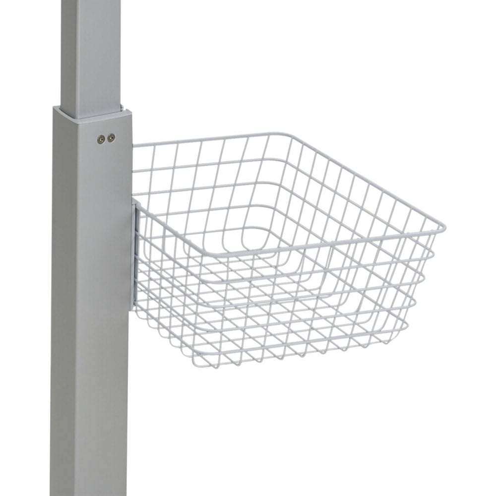 Ergotron SV Wire Basket, Large - Large - 5 lb Weight Capacity - 19.9in Length x 17in Width x 13in Depth x 6in Height - White