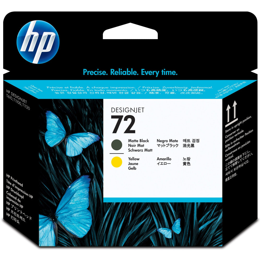 HP 72, Black/Yellow Printhead (C9384A)