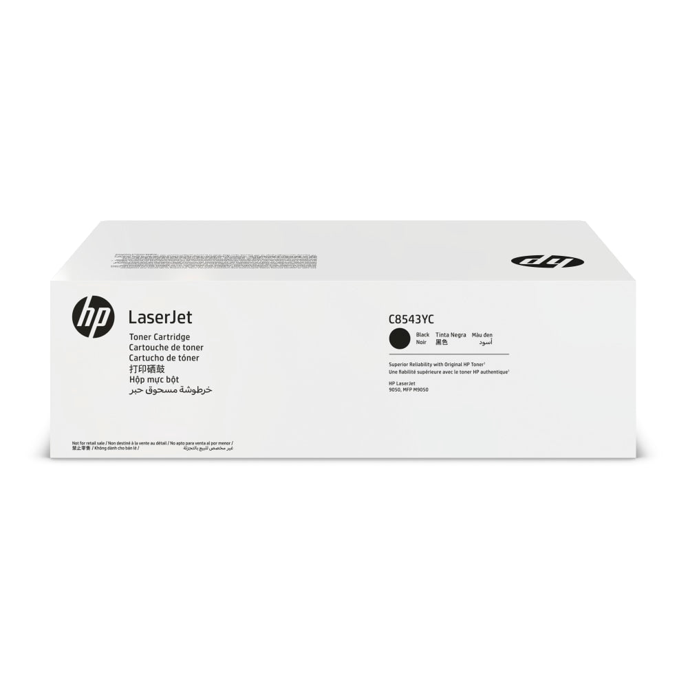 HP 43X Black High Yield Toner Cartridge, C8543YC