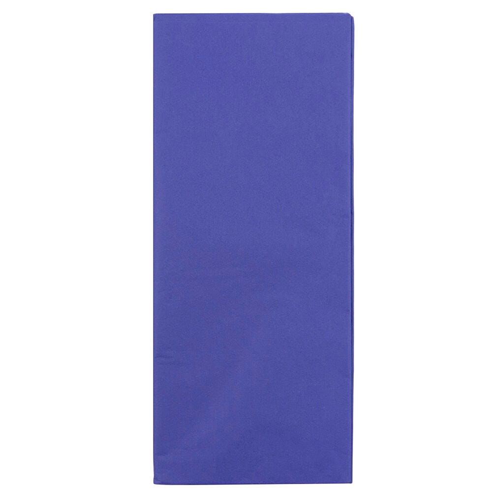 JAM Paper Tissue Paper, 26inH x 20inW x 1/8inD, Blue, Pack Of 10 Sheets