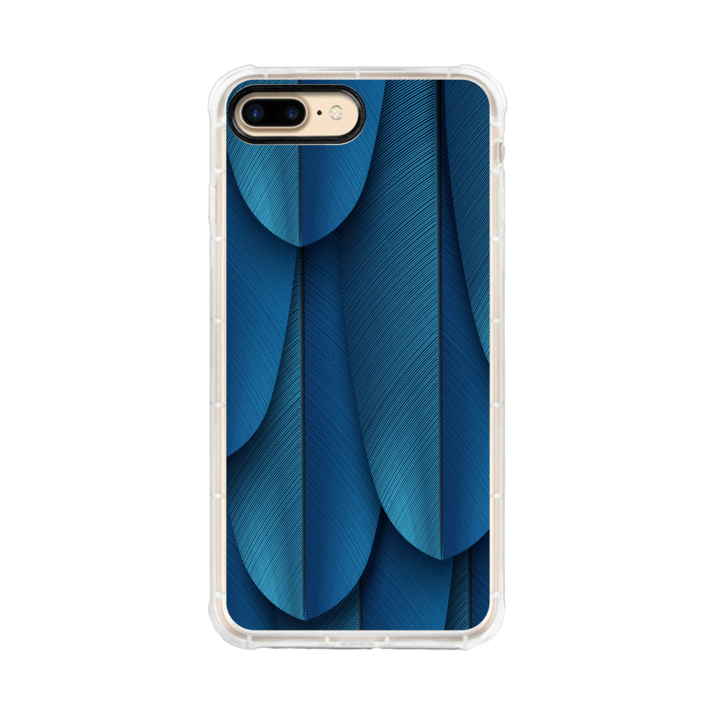 OTM Essentials Tough Edge Case For iPhone 7/8, Blue Feathers, OP-QP-Z134A