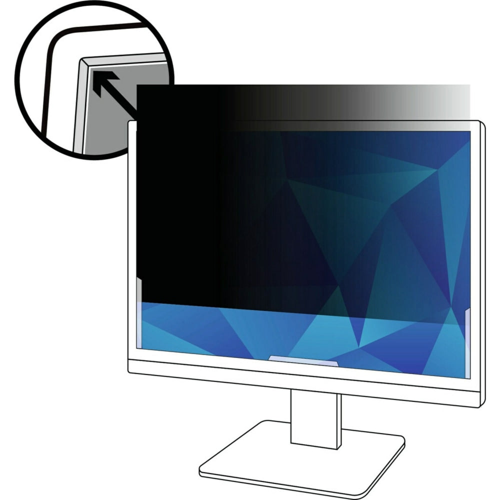 3M Privacy Filter for 31.5in Widescreen Monitor (16:9) - For 31.5in Widescreen LCD Monitor - 16:9 - Scratch Resistant, Fingerprint Resistant, Dust Resistant - Anti-glare