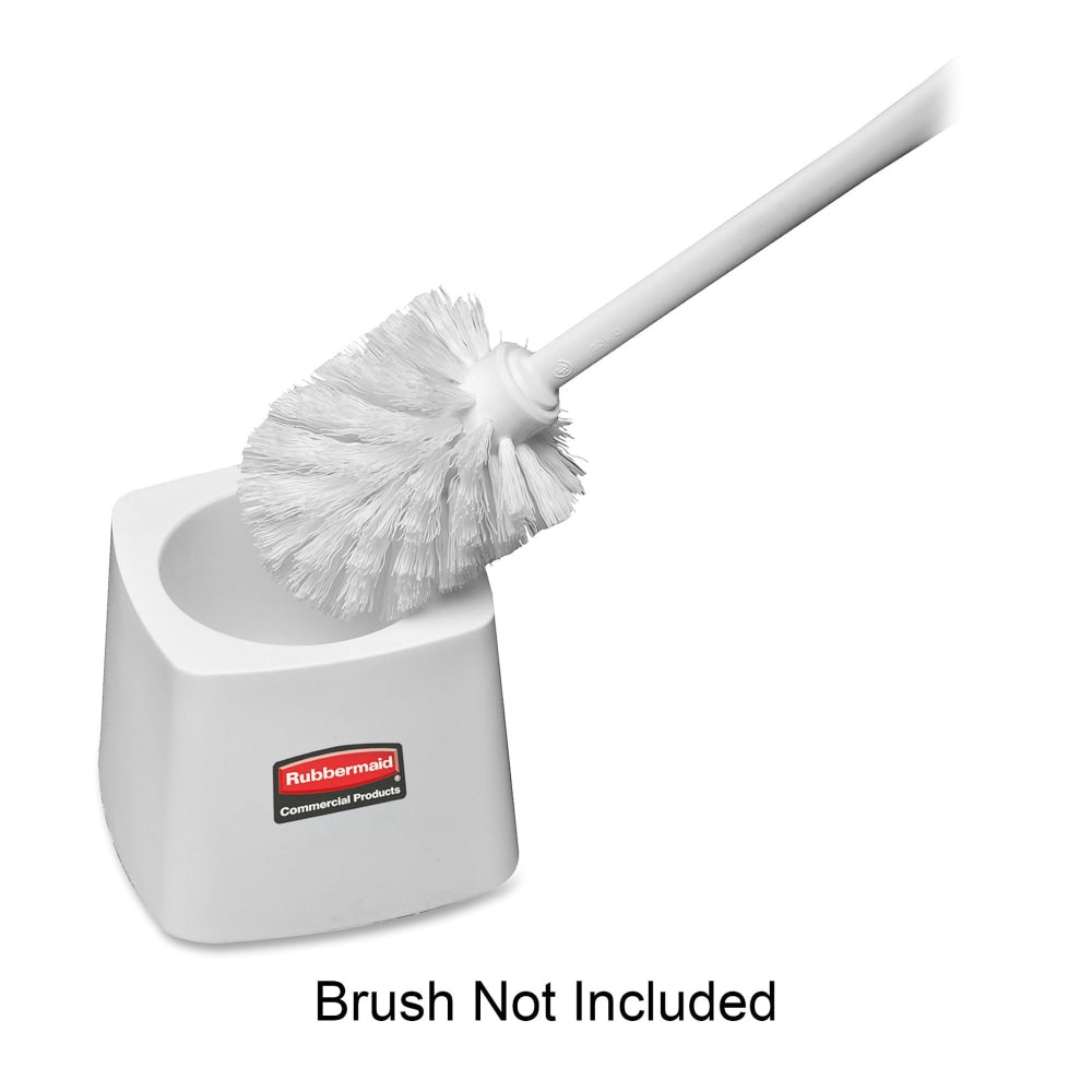 Rubbermaid Commercial Toilet Bowl Brush Holder - Vertical - Plastic - 24 / Carton - White