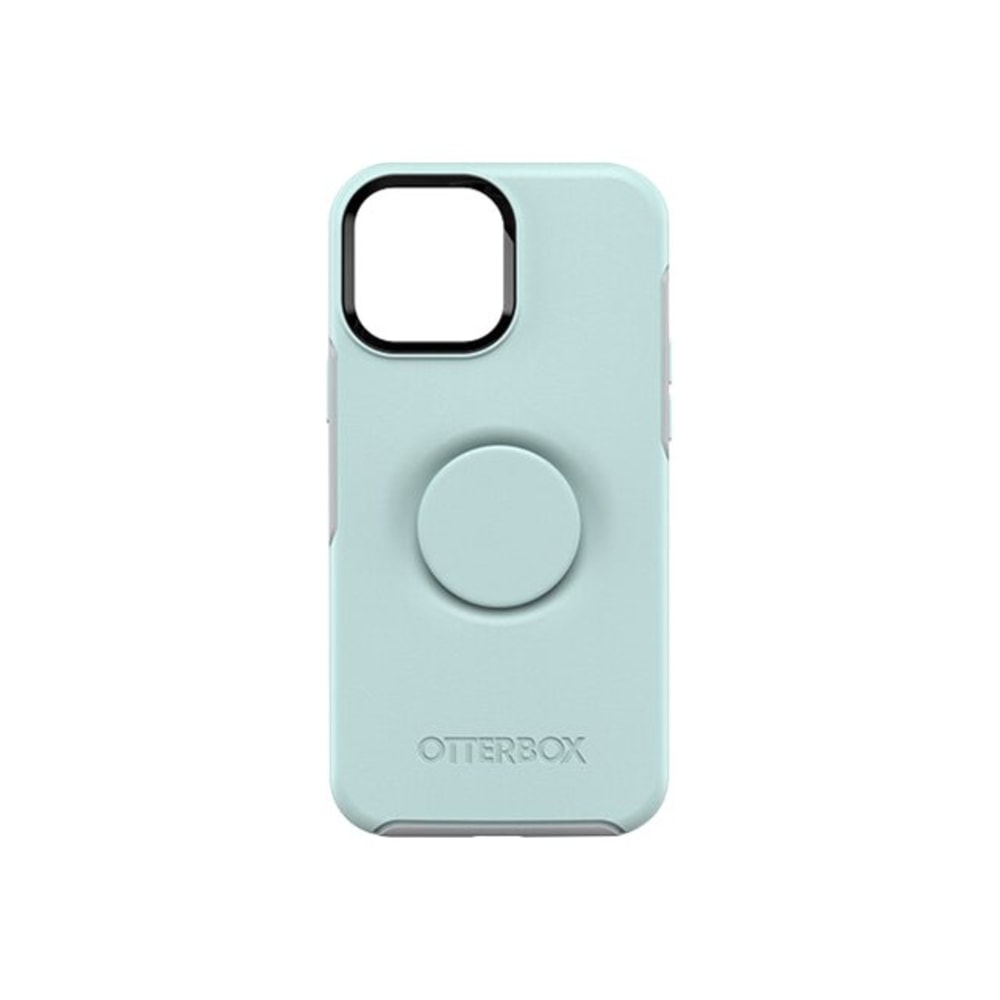 OtterBox Otter + Pop Symmetry Series Antimicrobial Case For Apple iPhone 12 Pro Max Smartphone, Tranquil Waters Blue