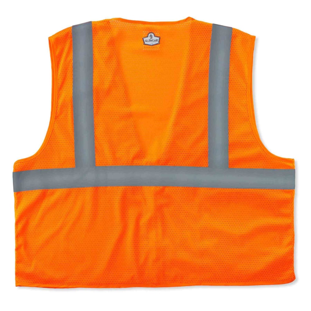 Ergodyne GloWear Safety Vest, Type R Class 2 Economy Mesh, XS, Orange, 8210Z