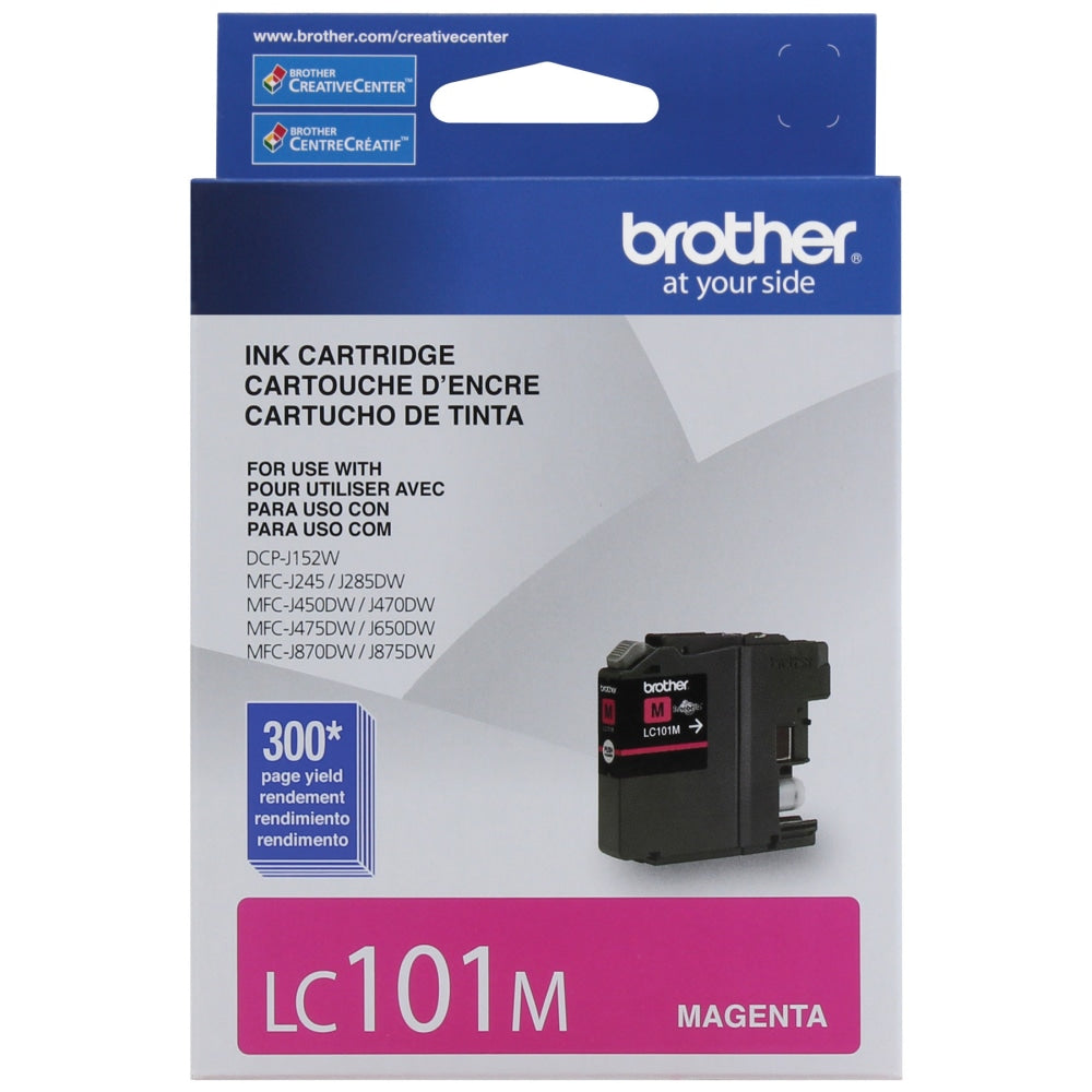 Brother LC101 Magenta Ink Cartridge, LC101-M