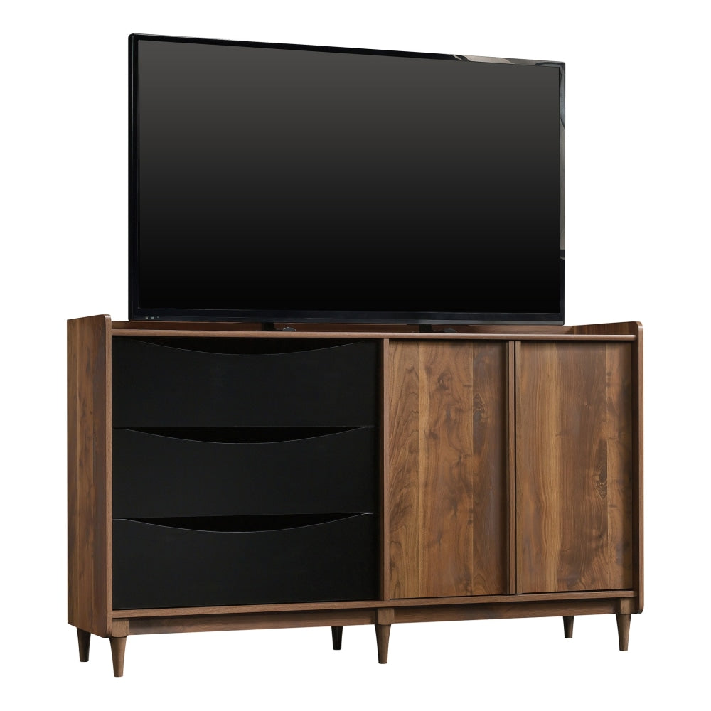 Sauder Harvey Park Entertainment Credenza For 55in Televisions, Grand Walnut