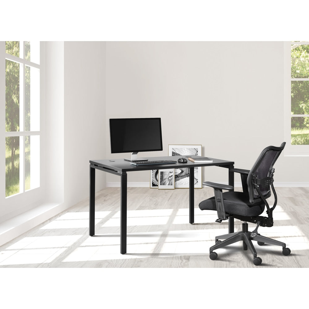 Office Star Prado 48inW Computer Desk, Black