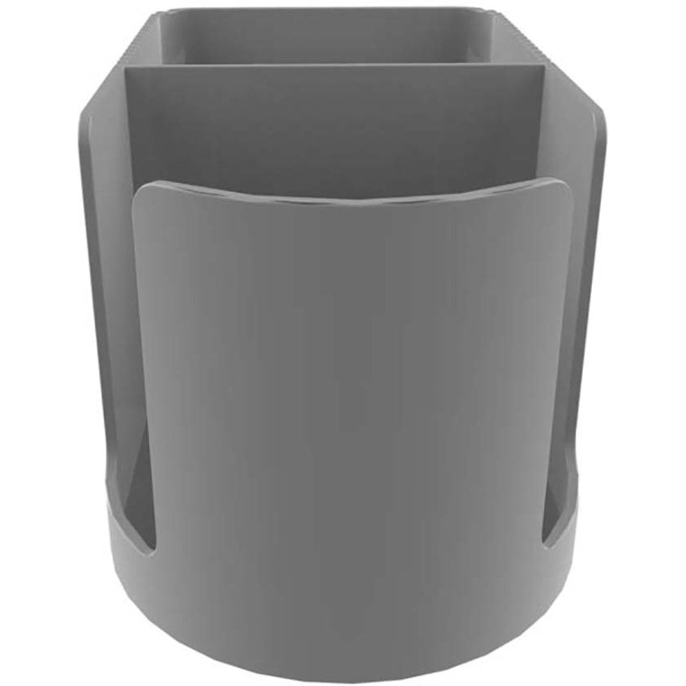 Deflecto Standing Desk Cup Holder Organizer, Gray