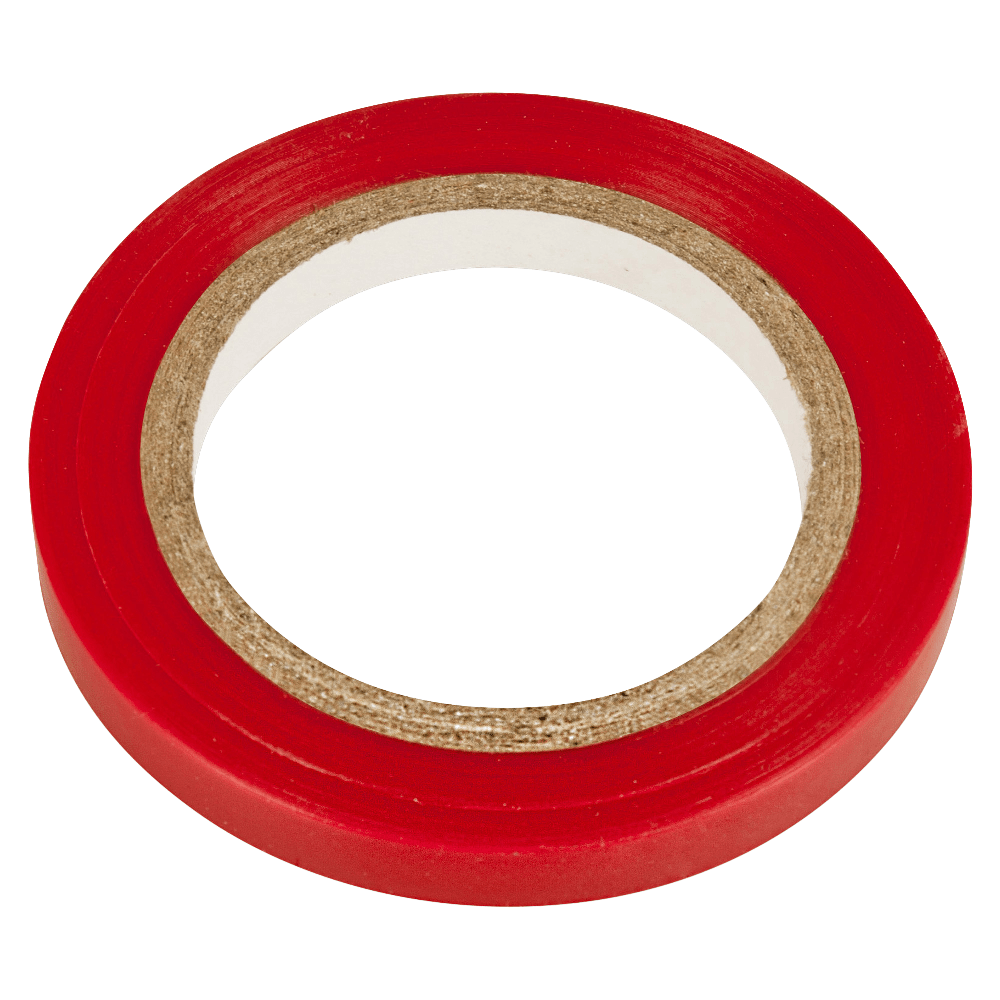 COSCO Art Tape, 1/4inW, Gloss Red