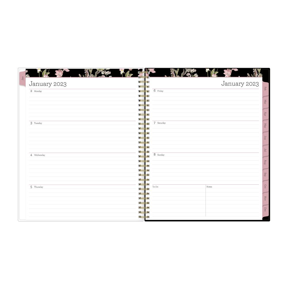 Blue Sky Weekly/Monthly Planning Calendar, 8-1/2in x 11in, Nevaeh Clear, January To December 2023, 139000