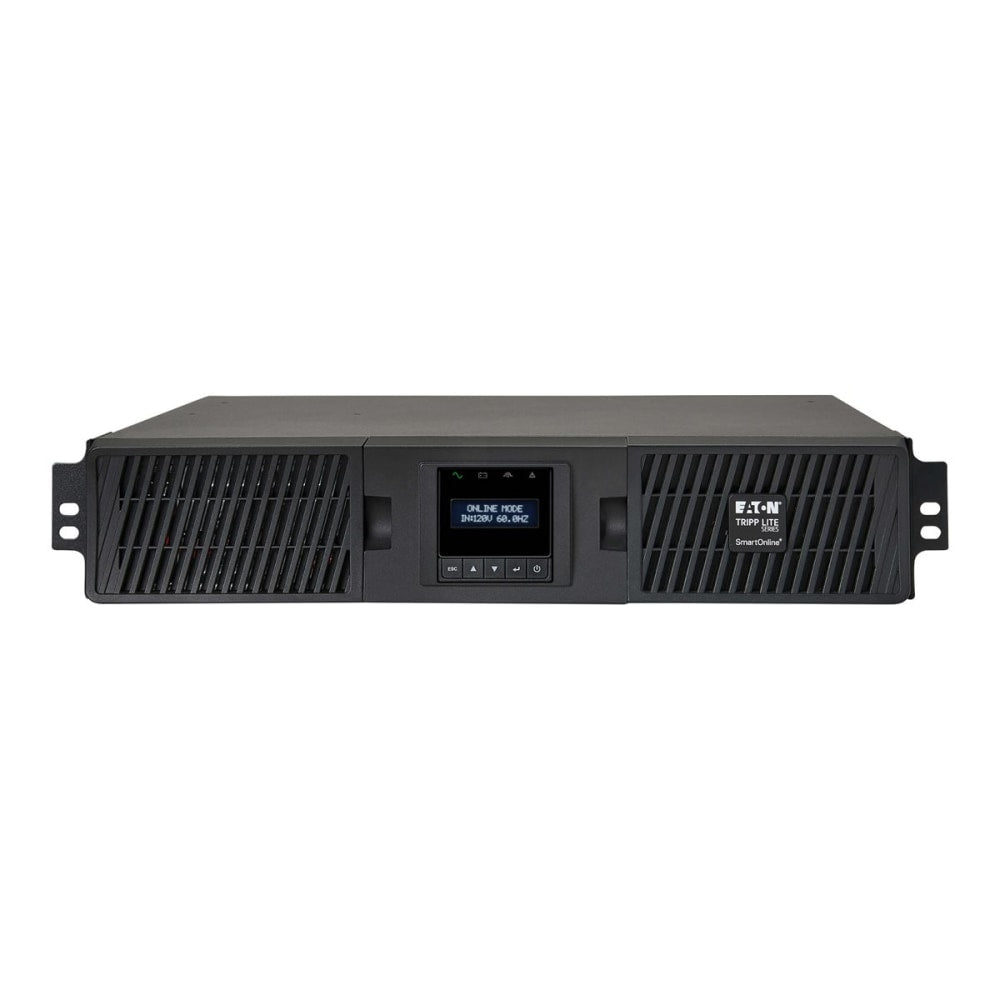 Eaton Tripp Lite Series SmartOnline 1000VA 900W 120V Double-Conversion UPS - 8 Outlets, Extended Run, Network Card Included, LCD, USB, DB9, 2U Rack/Tower Battery Backup - UPS (rack-mountable) - 15 A - AC 100/110/115/120/127 V - 900 Watt - 1000 VA