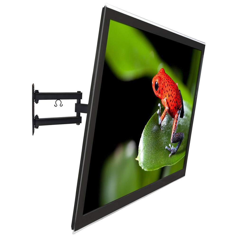 Mount-It! MI-3991B TV Wall Mount With Full Motion Articulating Arm For Screens 26 - 55in, 9-5/16inH x 19-1/4inW x 2-1/2inD, Black