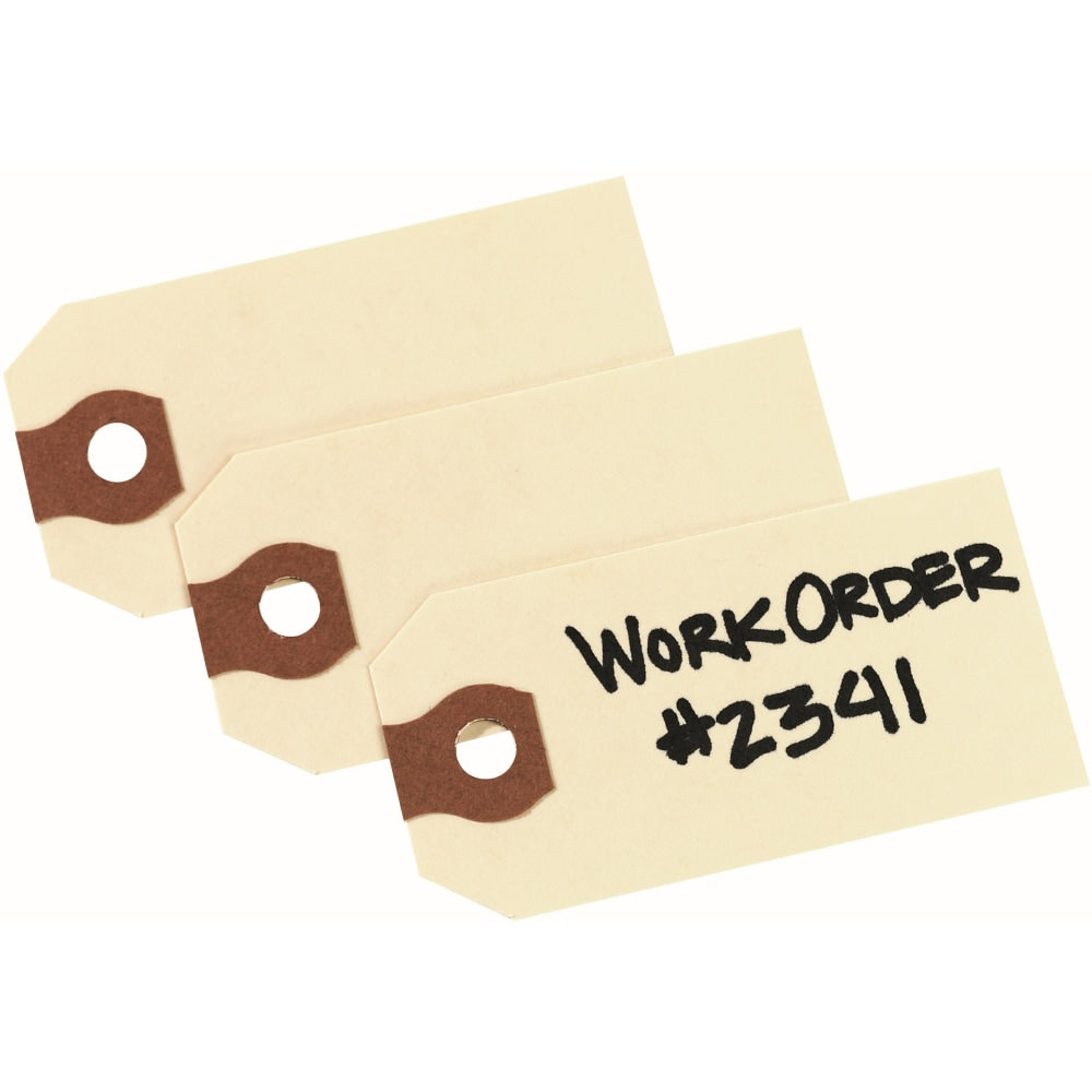 Avery Manila "G" Shipping Tags - 2.75in Length x 1.37in Width - Rectangular - 1000 / Box - Manila