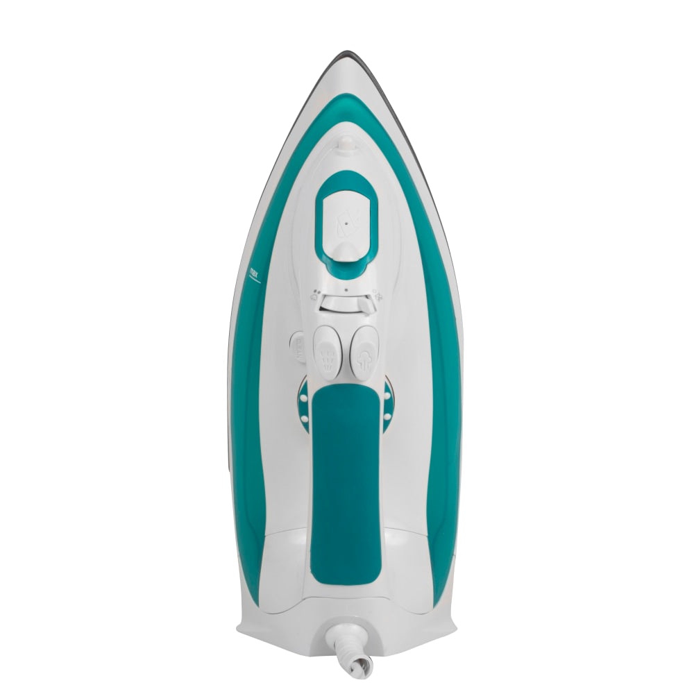 Commercial Care 1200W Steam Iron, 11-1/4inH x 5-1/2inW x 4-5/8inD, Green