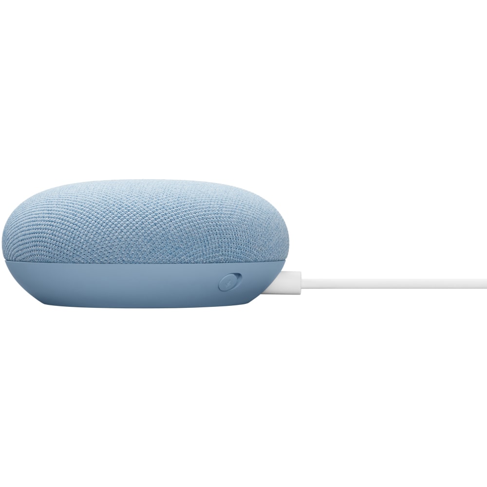 Google Nest Mini Smart Home Speaker, Google Assistant Supported, Blue Sky