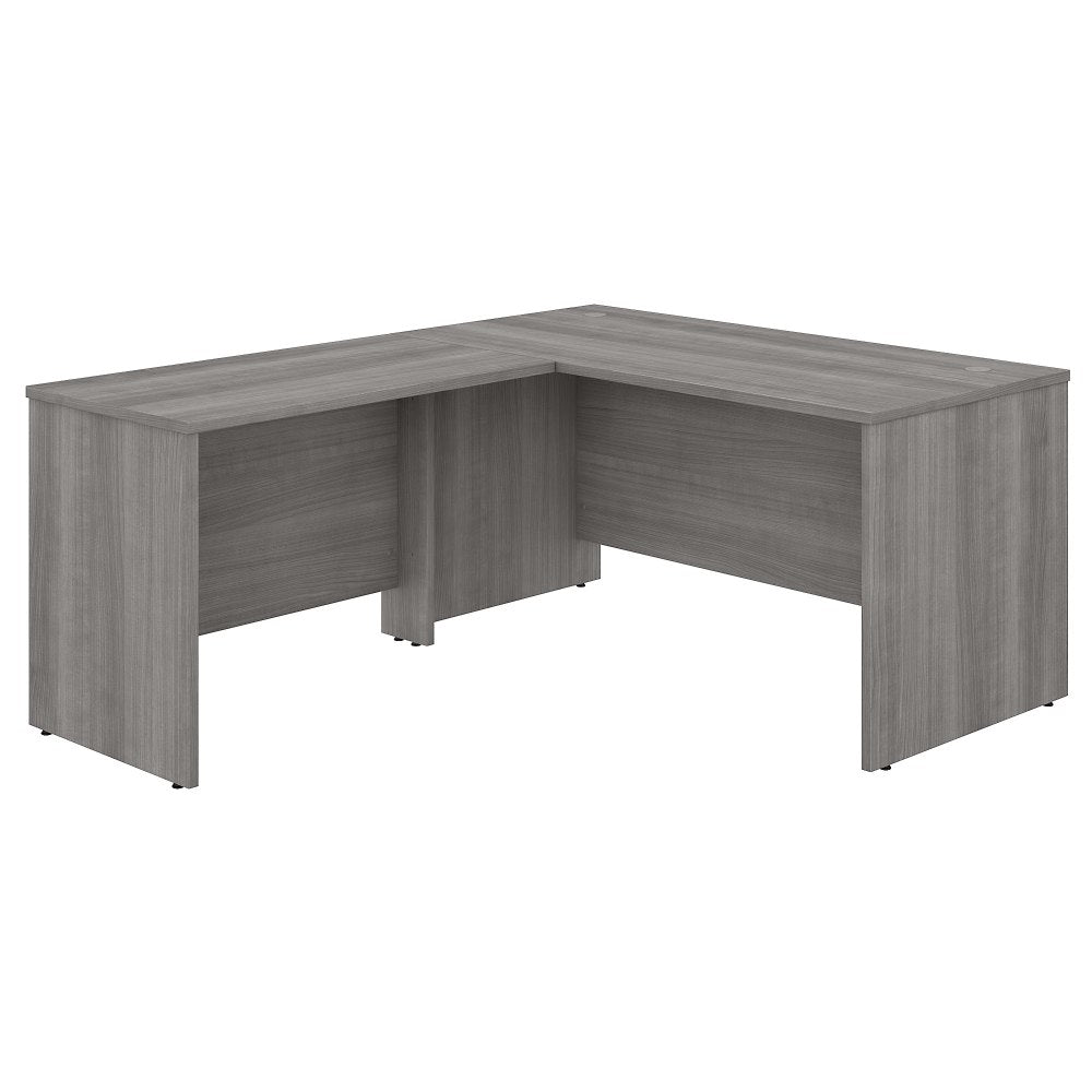 Bush Business Furniture Studio C 60inW L-Shaped Corner Desk With Return, Platinum Gray, Standard Delivery