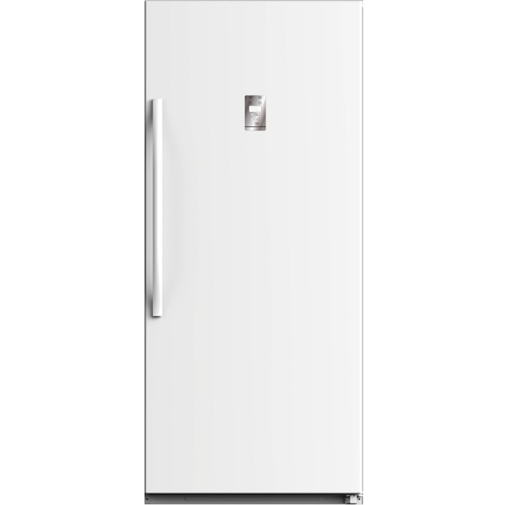 Midea 14 Cu. Ft. Convertible Upright Freezer - 13.80 ft³ - Auto-defrost - Upright - 110 V AC - White - Freestanding - LED Light