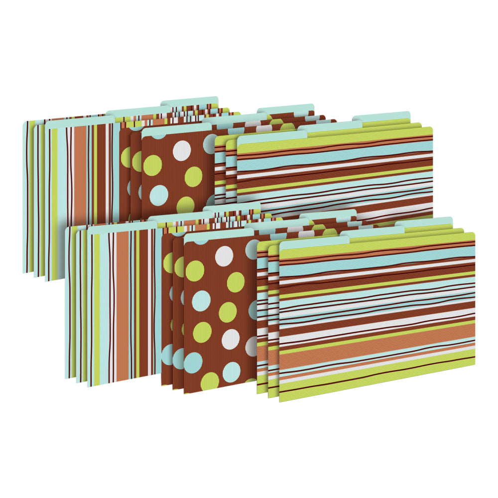 Barker Creek Tab File Folders, Legal Size, Ribbon By The Yard, Pack Of 18 Folders