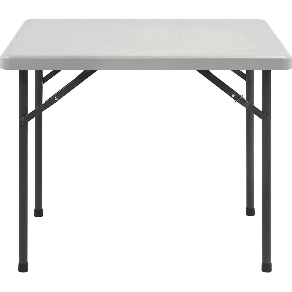 Lorell Banquet Folding Table, Square, 3ftW, Platinum