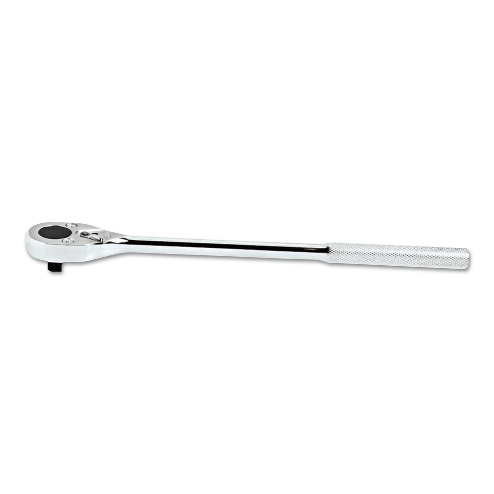 Classic Long Handle Pear Head Ratchet, 3/8 in, 11 in L, Full Polish