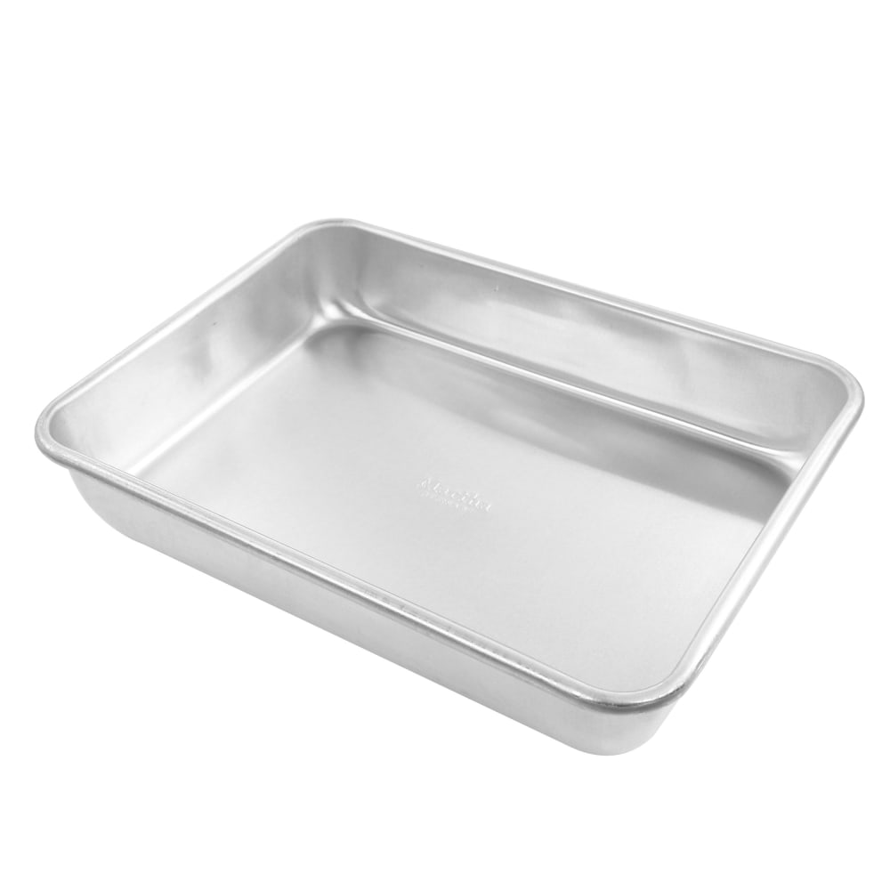 Martha Stewart Aluminum Roaster Pan, 12in x 8-3/4in, Silver