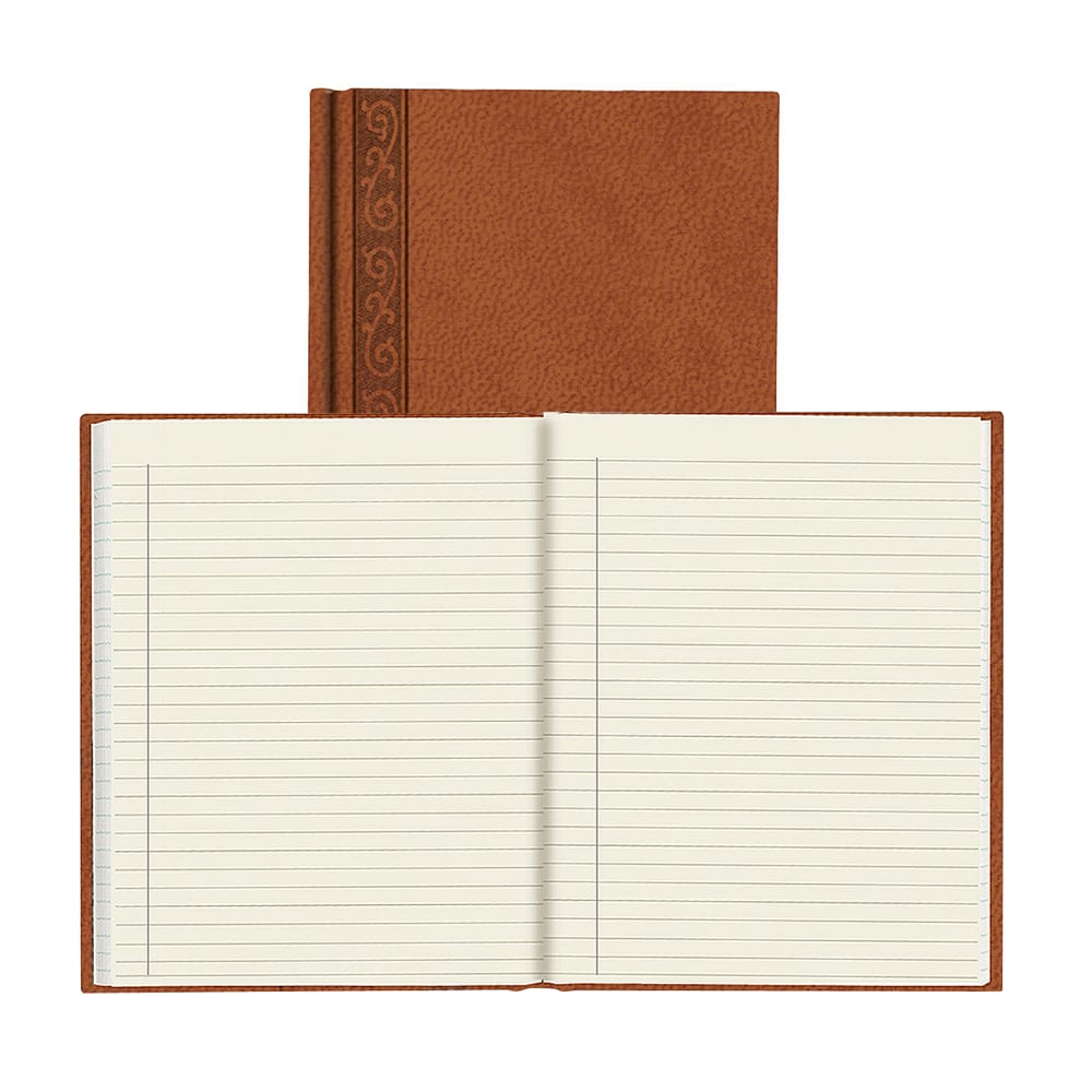 Da Vinci Perfect Binding Executive Hard-Cover Journal, 9 1/4in x 7 1/4in, Tan