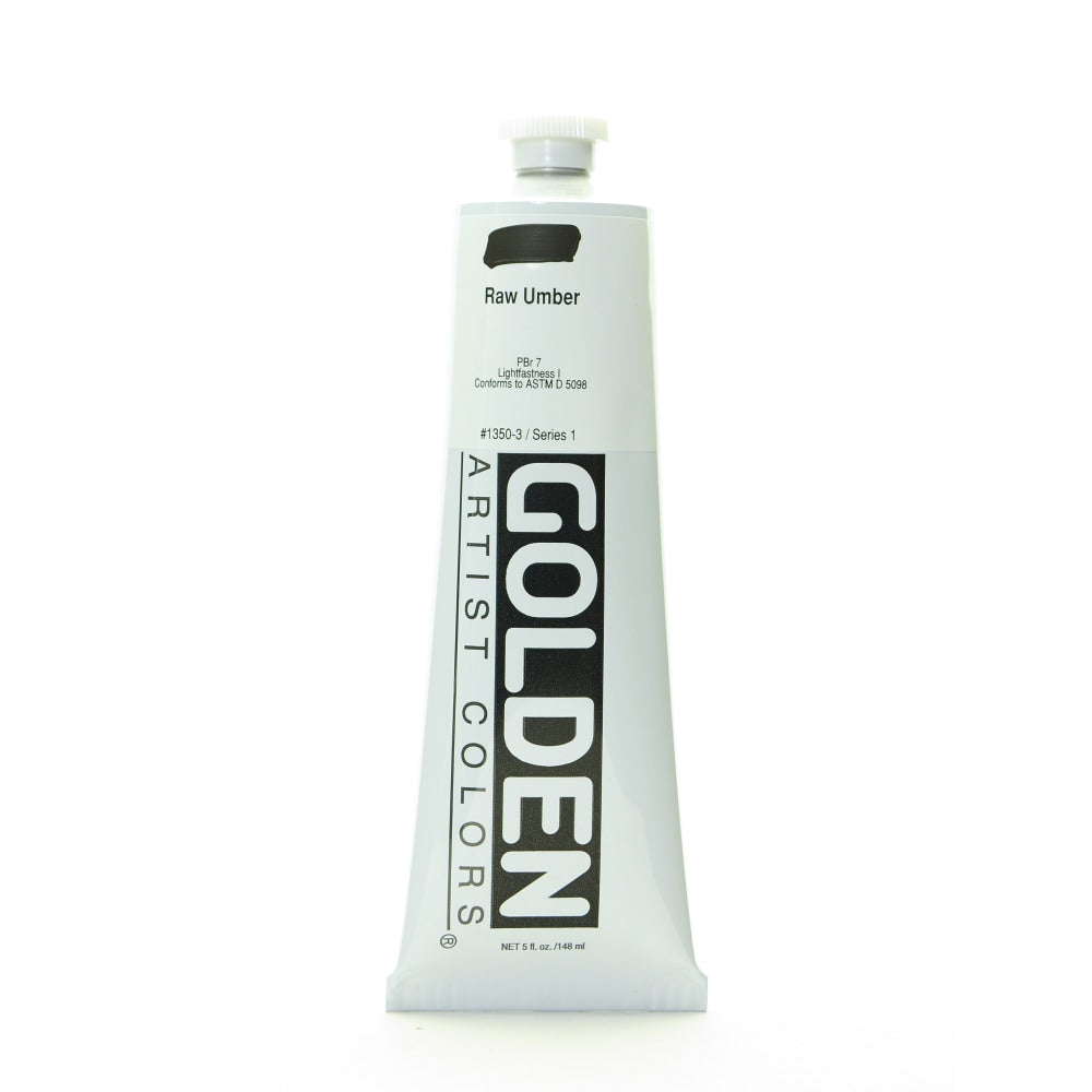 Golden Heavy Body Acrylic Paint, 5 Oz, Raw Umber