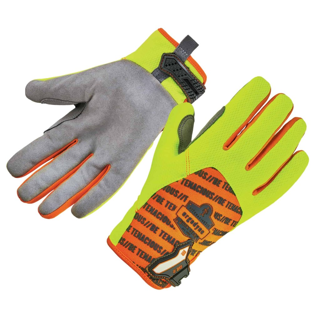 Ergodyne ProFlex 812 Standard Utility Gloves, X-Large, Lime