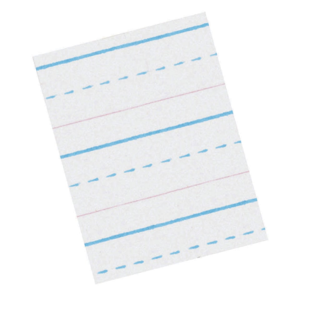 Pacon Zaner-Bloser Sulphite Handwriting Paper, 10-1/2in x 8in, White, 500 Sheets Per Pack, Set Of 2 Packs