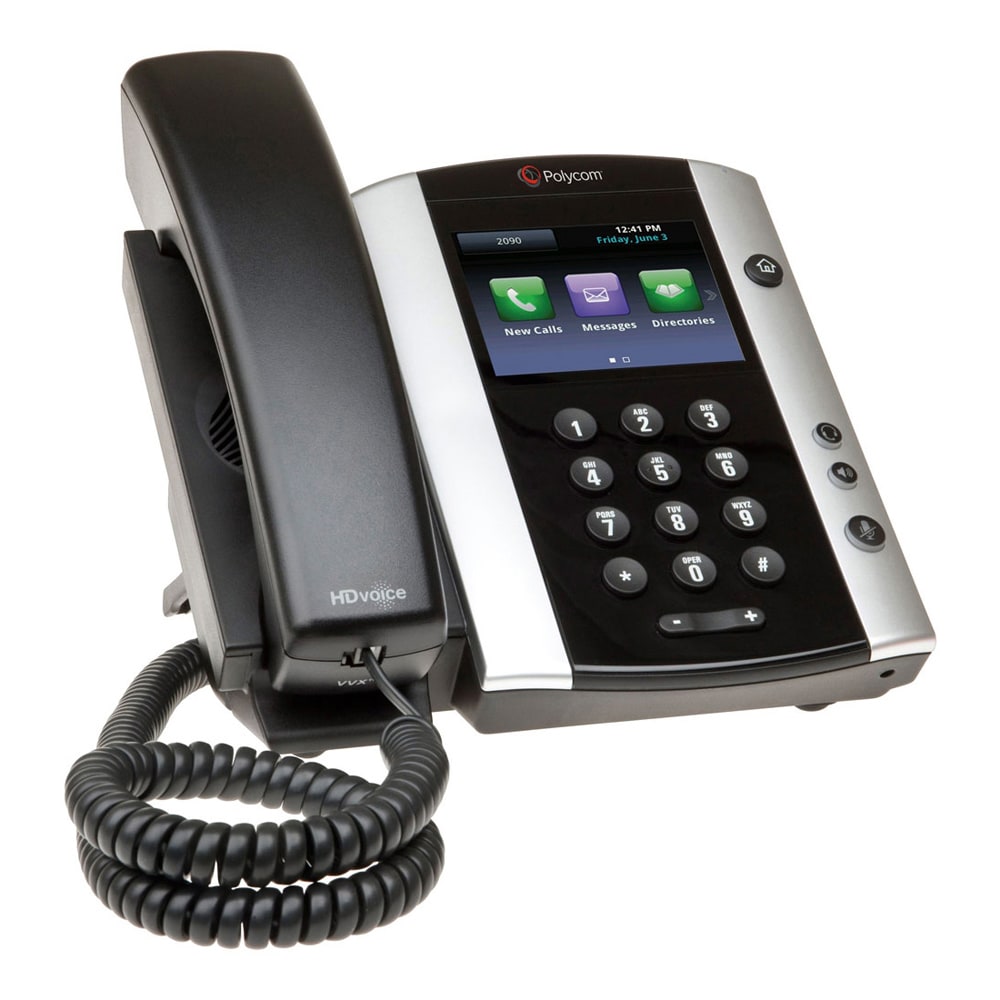 Polycom VVX 601 12-Line VoIP Phone With Touch Screen, PY-2200-48600-025