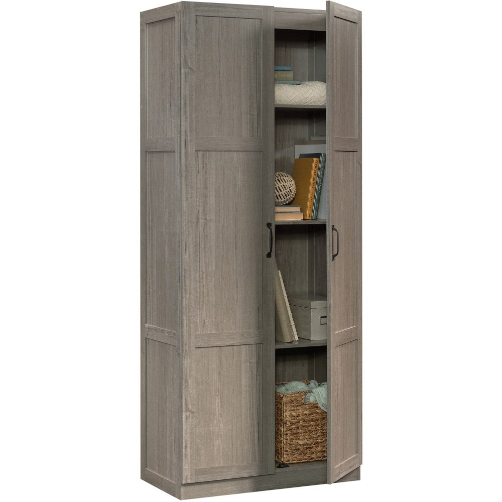 Sauder Select Storage Cabinet, 71-1/2inH x 29-5/8inW x 16inD, Silver Sycamore