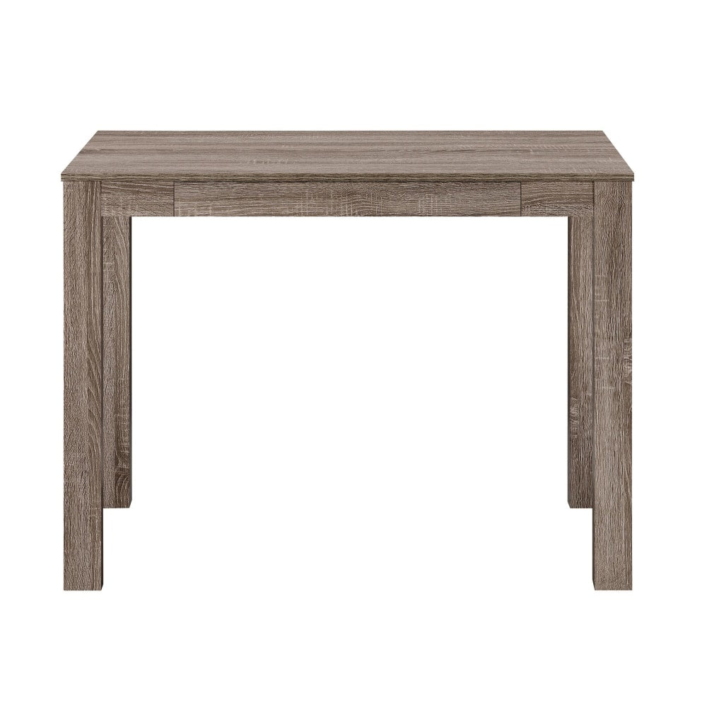 Ameriwood Home Parsons 39inW Writing Desk With Drawer, Distressed Gray Oak