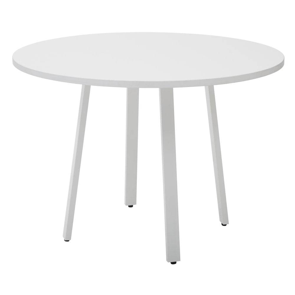 Office Star Prado Round Conference Table, 29-1/2inH x 42inW x 42inD, White