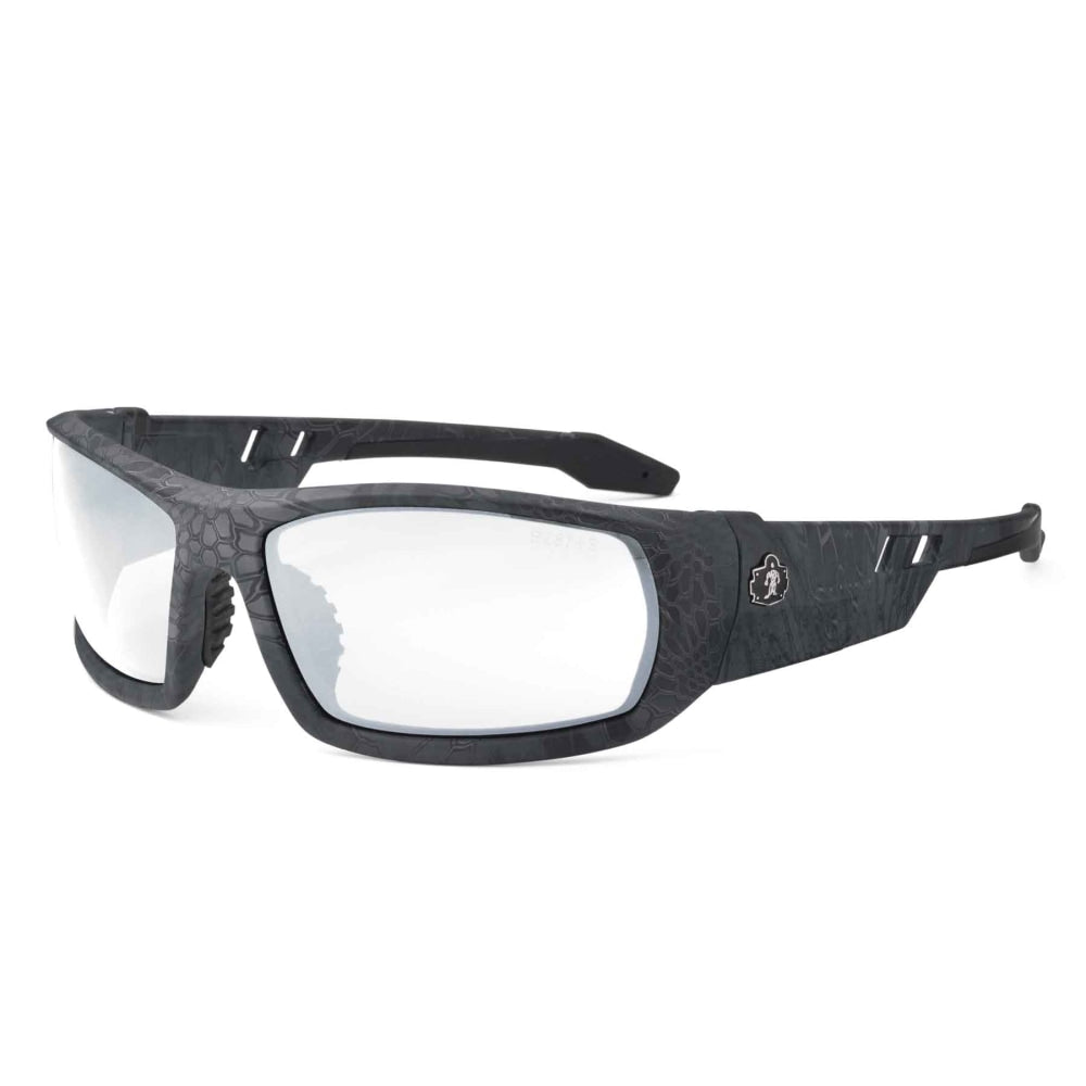 Ergodyne Skullerz Safety Glasses, Odin, Kryptek Typhon Frame Anti-Fog Clear Lens