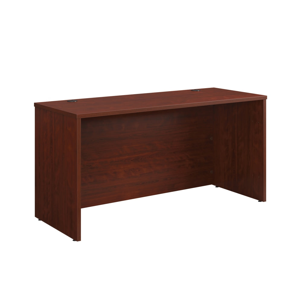 Sauder Affirm 59inW Computer Desk Shell, Classic Cherry