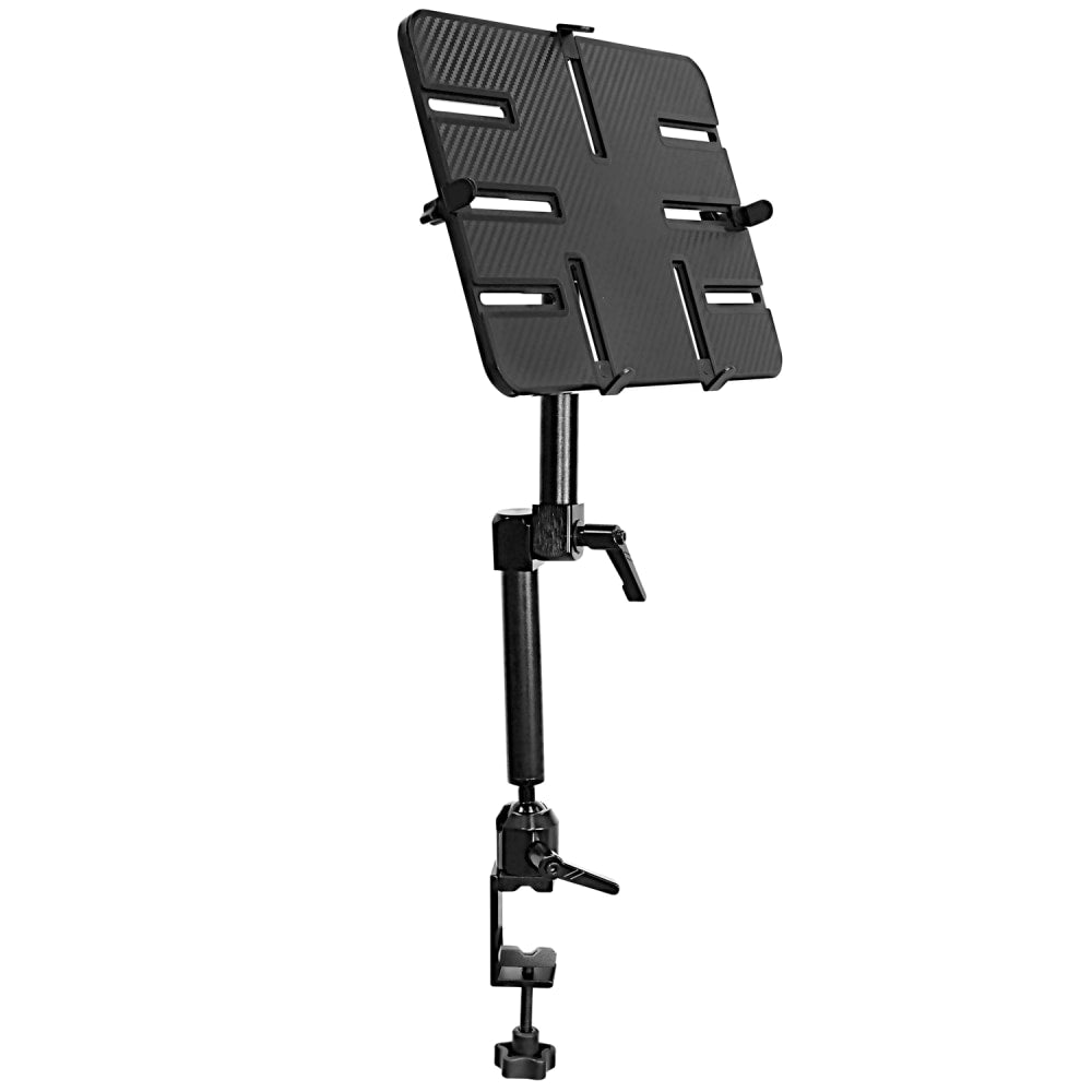 Mount-It! MI-7510 Universal Tablet Pole And Desk Mount For 6 - 14in Tablets, Black