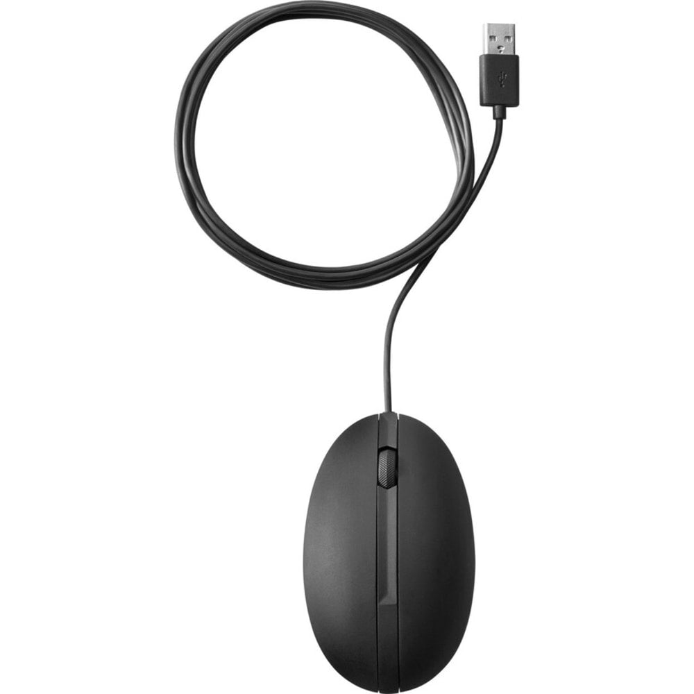 HP Wired Desktop 320M Mouse - Optical - Cable - USB - 1000 dpi - Scroll Wheel - 3 Button(s) - Symmetrical