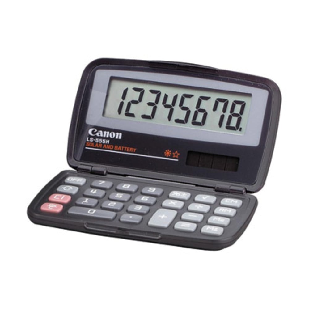 Canon LS555H Handheld Wallet Calculator