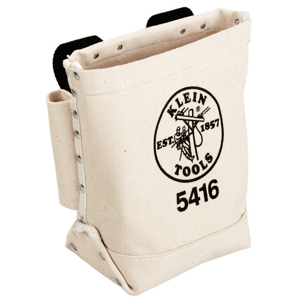 Bull-Pin and Bolt Bags, 3 Compartments, 10 in X 5 in, Canvas