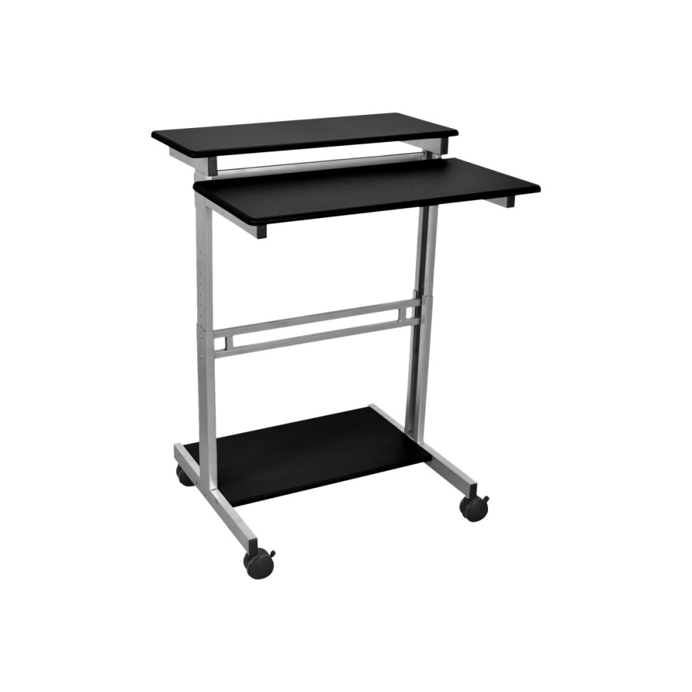 Luxor Standup Desk, 31-1/2inW, Black/Gray