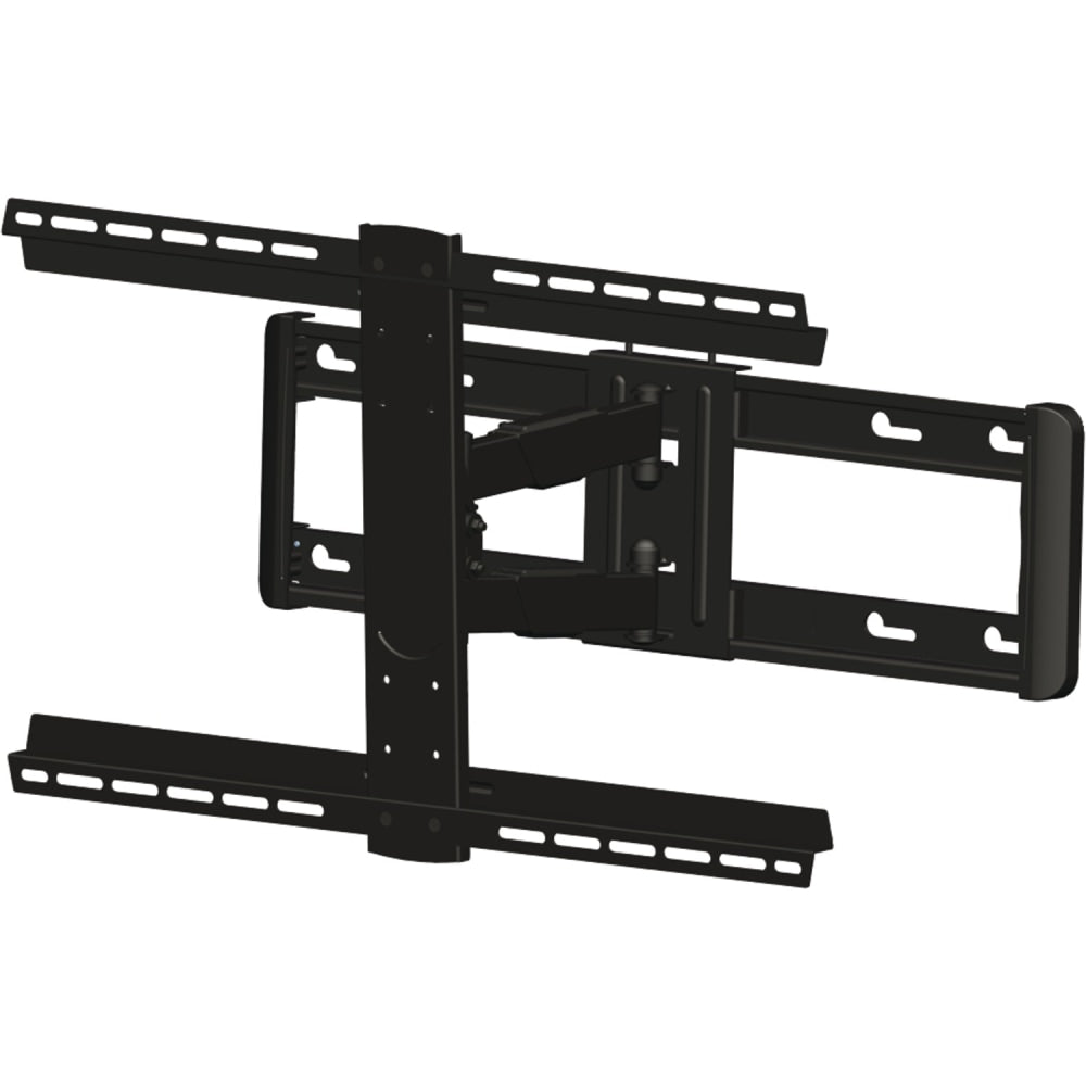 Stanley Large Full-Motion Mount For 37in to 80in TVs, 3.75inH x 9.25inW x 28.875inD, Black