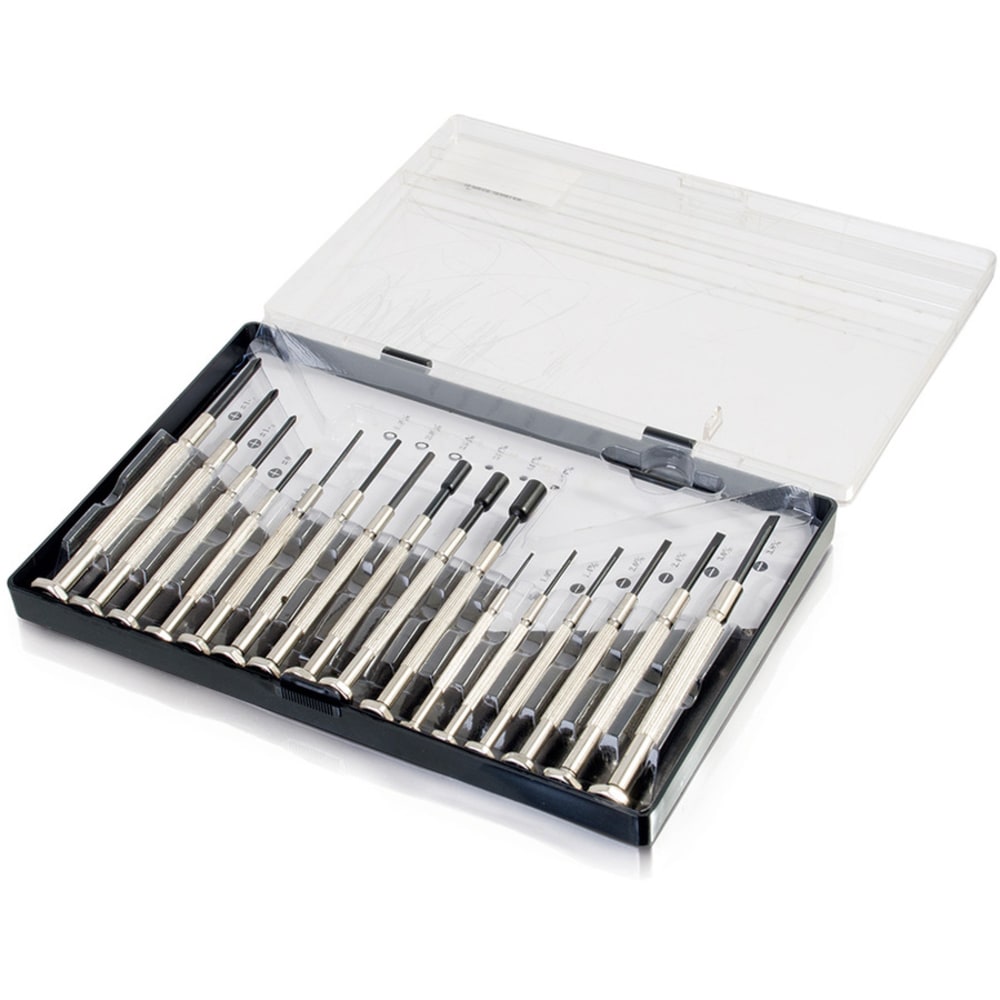 C2G 16-piece Jeweler Screwdriver Set