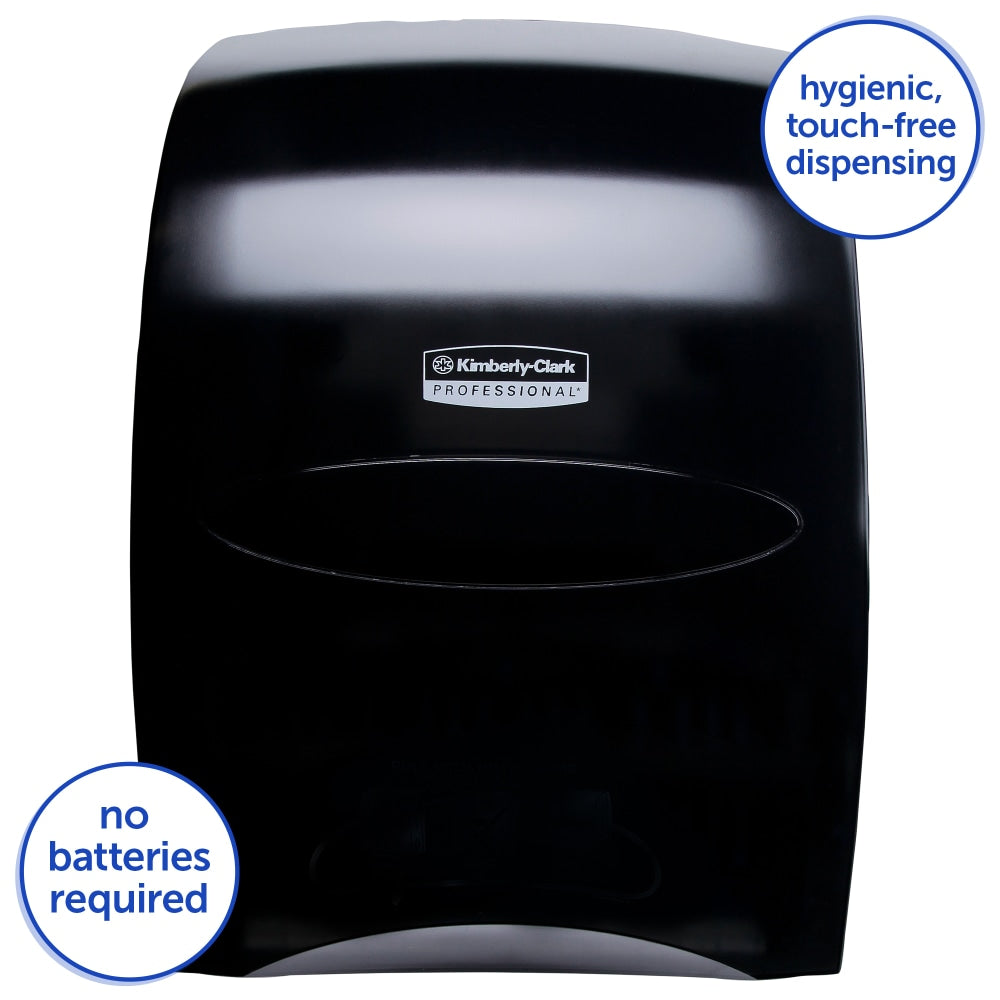 Kimberly Clark Sanitouch Hard-Roll Towel Dispenser, Smoke Gray