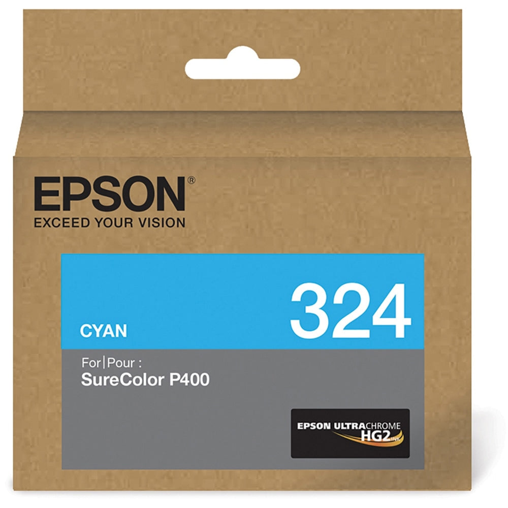 Epson UltraChrome 324 Original Inkjet Ink Cartridge - Cyan - 1 Each - Inkjet - 1 Each