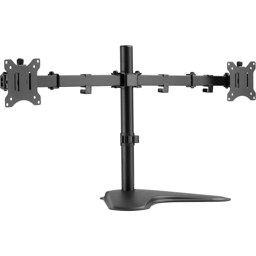 Amer Dual Articulating Arm Monitor Stand - Up to 32in Screen Support - 35.27 lb Load Capacity - Desktop - Steel