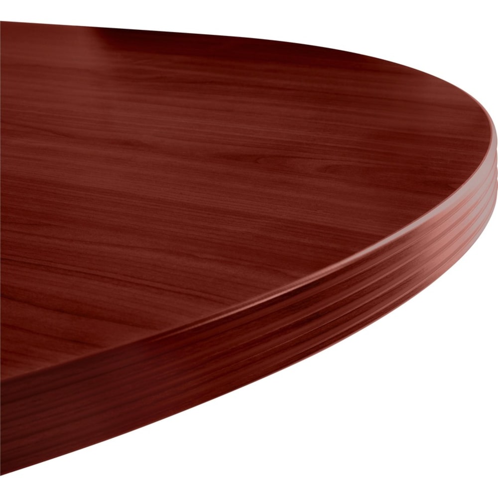 Lorell Oval Conference Table Top, 8ftW, Mahogany