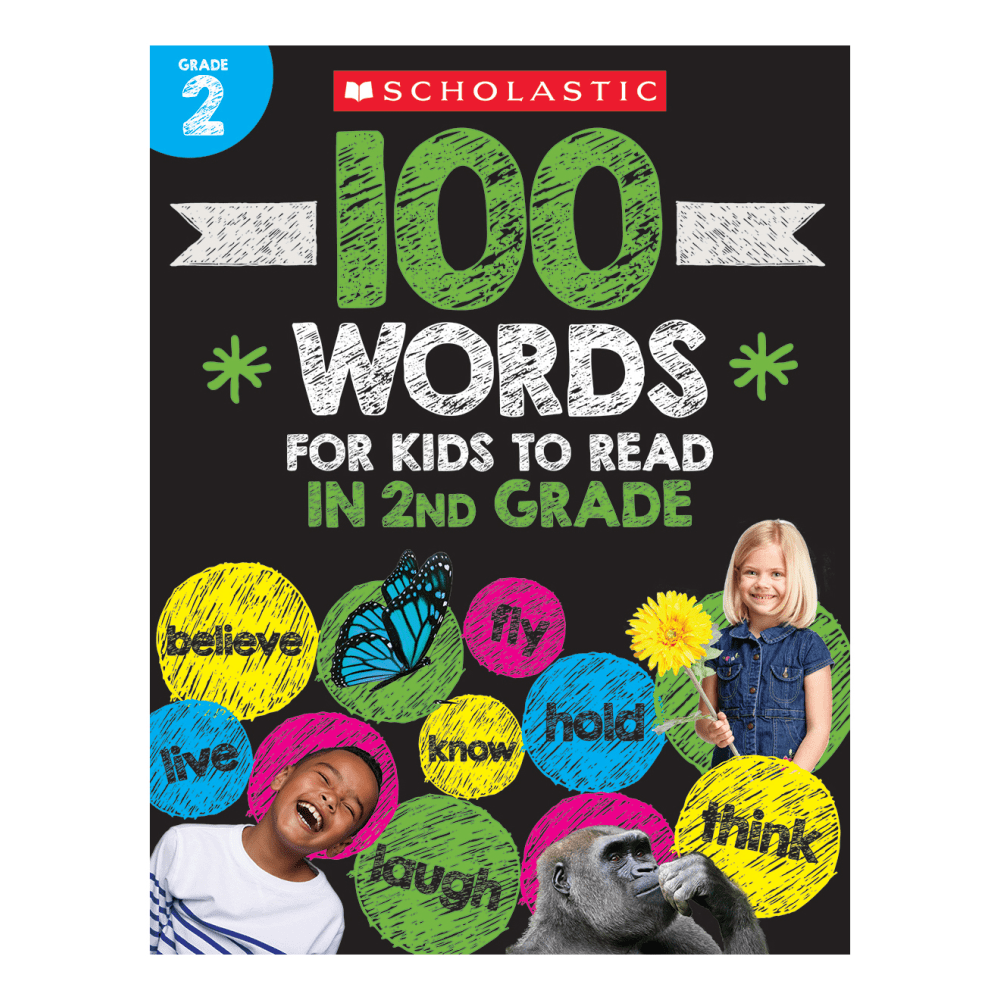 Scholastic 100 Words For Kids To Read In Second Grade